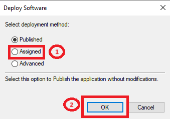 Create Software Group Policy on Server 2019